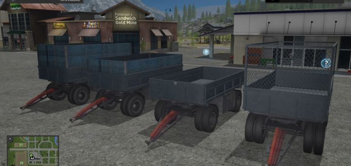 Мод прицеп НЕФАЗ 8560 v1.0 Farming Simulator 2017