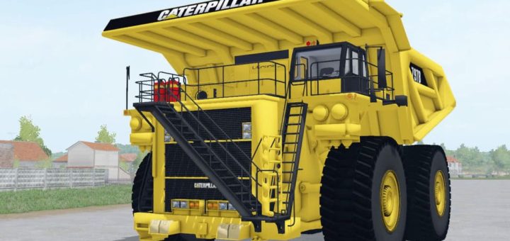 Мод грузовик Caterpillar 797B v1.2 Farming Simulator 2017