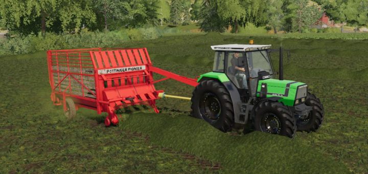Мод трактор Deutz-Fahr AgroStar Serie 4 v1.0.0.0 Farming Simulator 19