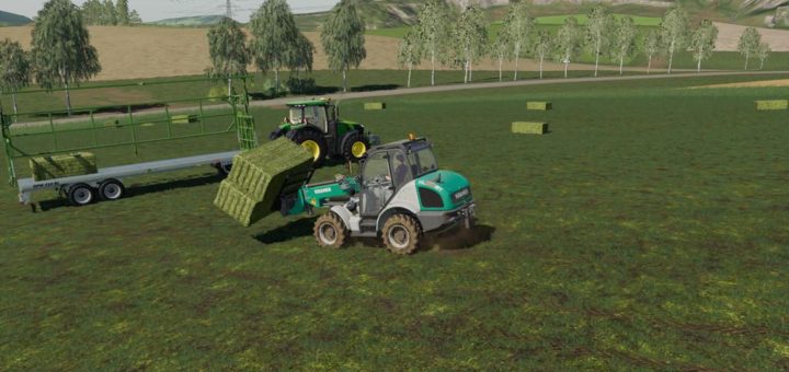 Мод вилы Bale Fork v1.0 Farming Simulator 2019