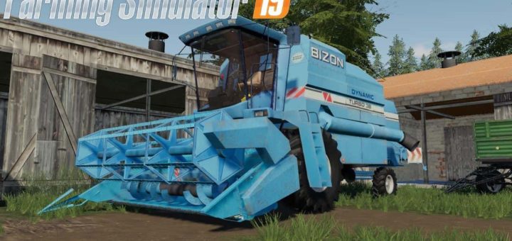 Мод комбайн Bizon Dynamic Z115 Turbo 3B v1.0 FS2019