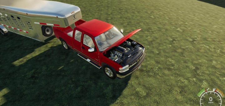 Мод авто Chevrolet Silverado 1500 99 v1.1 Farming Simulator 19