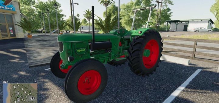 Мод трактор Deutz D80 v0.0.1 Alpha Farming Simulator 2019