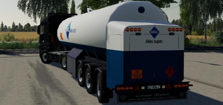 Мод прицеп Diesel trailer v1.0.0.1 Farming Simulator 19