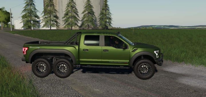Мод авто Ford F150 Velociraptor v1.0 Farming Simulator 19