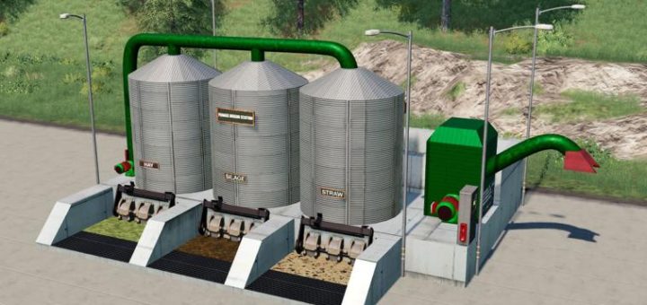 Мод миксер Forage Mixing Station FS19 v1.1 Farming Simulator 19