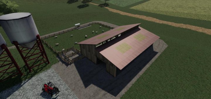 Мод овчарня FS09 Sheep Husbandry v1.0 Farming Simulator 19