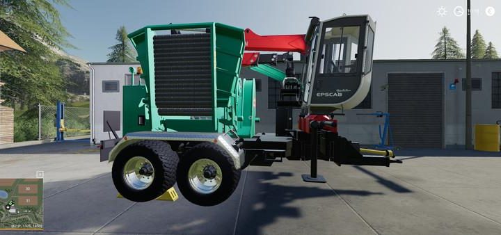 Мод щепогрыз Jenz Hem 583 Farming Simulator 19