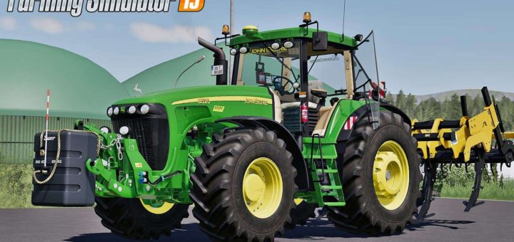 Мод трактор John Deere 8020 Series v1.0 Farming Simulator 19
