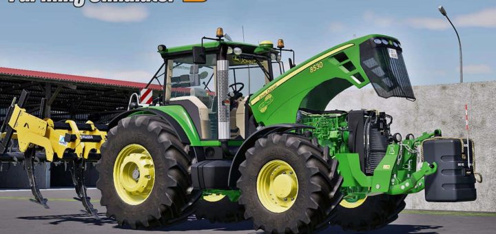 Мод трактор John Deere 8030 Series v2.0 Farming Simulator 19