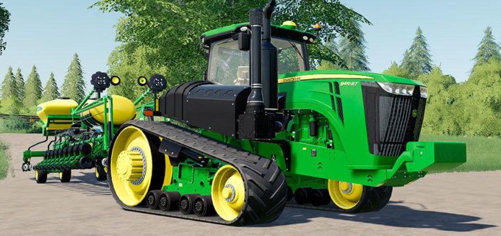Мод трактор John Deere 9RT Series Tractors (US & EU) v1.0 FS19