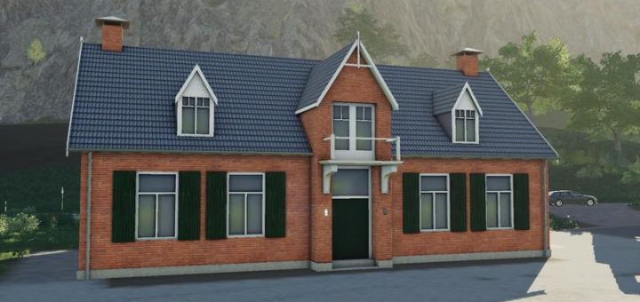 Мод дом Luxury House v1.0 Farming Simulator 19