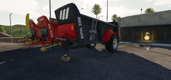 Мод навозоразбрасыватель Sodimac Rafal 3300 v1.0 FS19