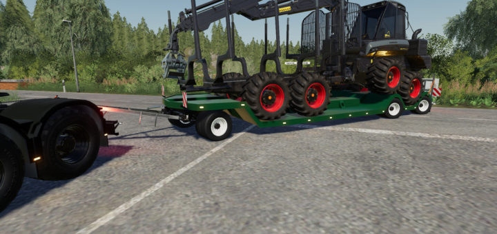 Мод трал HJM SPECIAL LOWLOADER TL38 V1.0.0.0 FS19