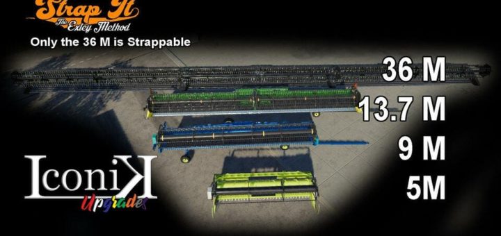 Мод ПАК Iconik Header Pack v2.0 Farming Simulator 2019