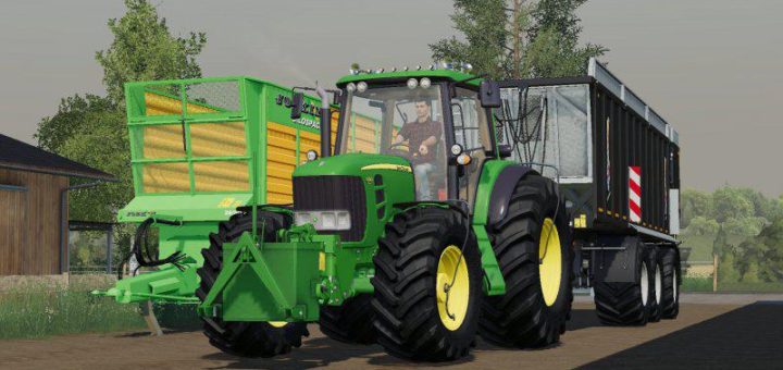 Мод трактор John deere 7030 eddit v1.0.0.0 Farming Simulator 19