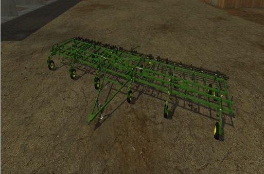 Мод культиватор John Deere 3 Section Cultivator v1.0 FS19