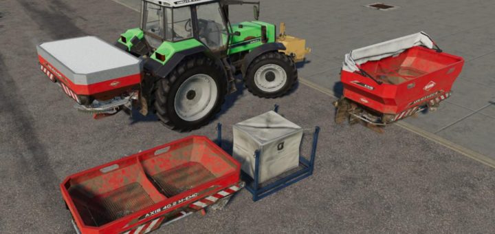 Мод разбрасыватель KUHN AXIS 402 PLUS PACK V1.0 FS2019