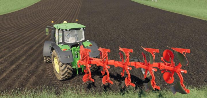 Moд плуг Kuhn VariMaster 153 4+1 v1.0.0.0 Farming Simulator 2019