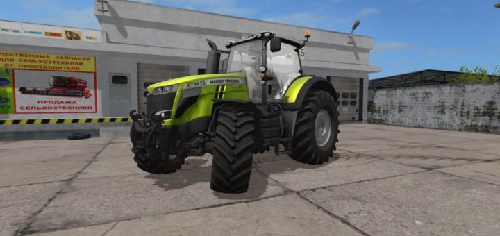Мод трактор MASSEY FERGUSON 8700S V1.1.0.0 Farming Simulator 17