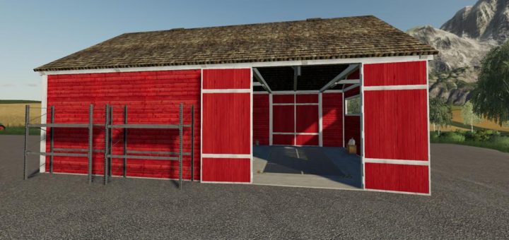 Мод сарай MF SHED PACK V1.0 Farming Simulator 2019