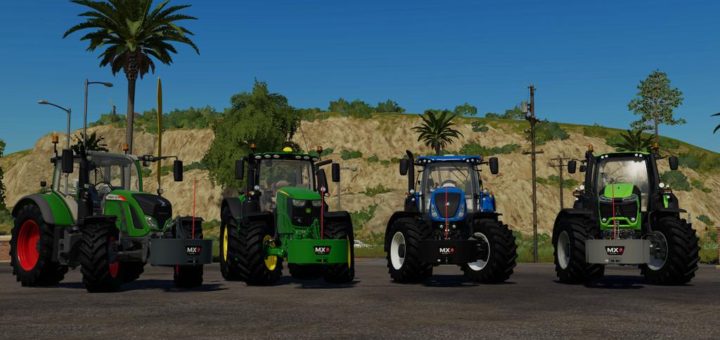 Moд противовес MultiMass MX v1.0.0.0 Farming Simulator 2019
