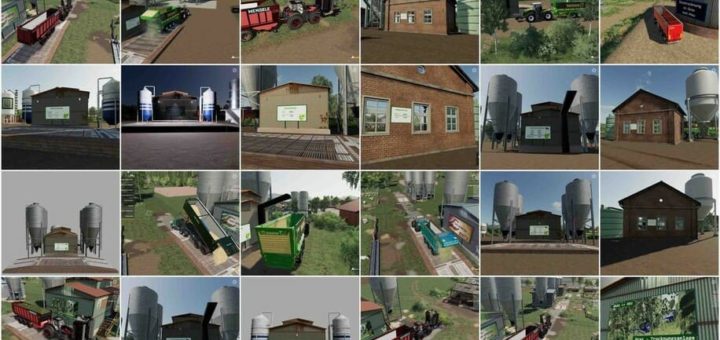Moд ПАК Placeable Objects Mods Pack v1.0 Farming Simulator 19