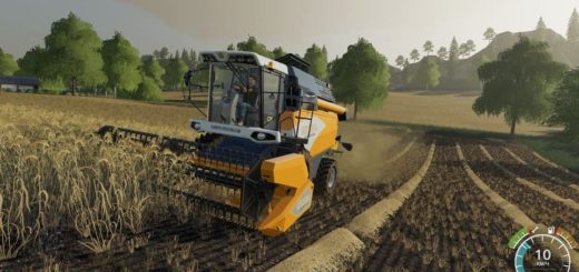 Мод комбайн SAMPOROSENLEW COMIA C6 V1.0.0.0 FS19