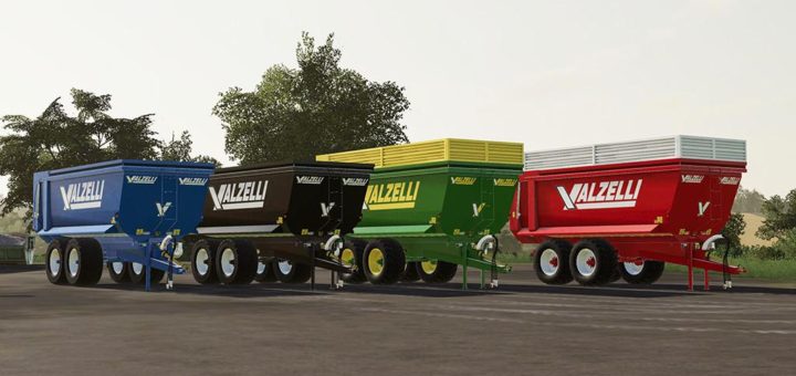 Мод прицеп Valzelli VI/140 v1.0.0.1 Farming Simulator 19