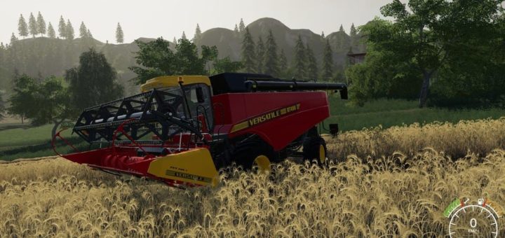 Мод комбайн Versatile RT490 V1.0.0.0 Farming Simulator 19