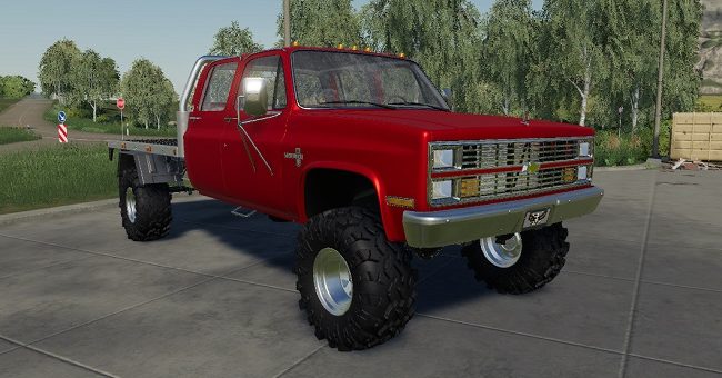 Мод авто Chevy K30 Dually v1.0 Farming Simulator 19