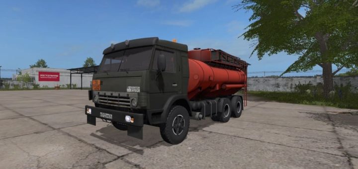 Мод КАМАЗ-55102 БЕНЗОВОЗ Фермер Симулятор 17