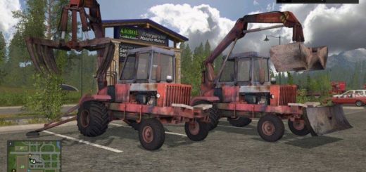 Мод погрузчик ПЭА-1А Карпатец v 1.0 Farming Simulator 2017
