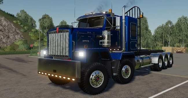 Мод тягач Kenworth C500 v1.1 Farming Simulator 2019