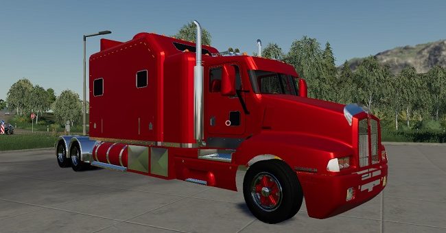 Мод тягач Kenworth T600 v0.0.0.1 Farming Simulator 19