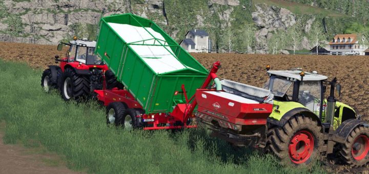 Мод прицеп Kroger Overload v1.0.0.0 Farming Simulator 19