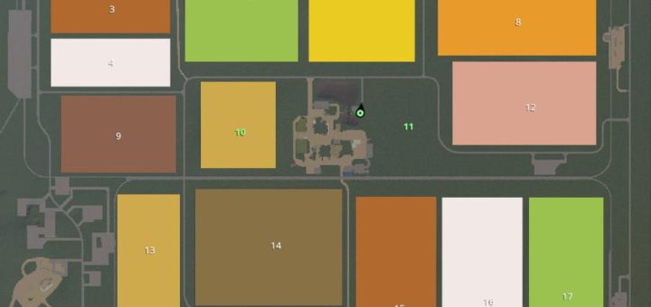 Мод карта Lazy Acres Farm Multifruit v1.0 Farming Simulator 19