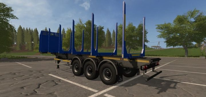 Мод прицеп ЛЕСОВОЗ ТОНАР-1.0.0.1 Farming Simulator 17