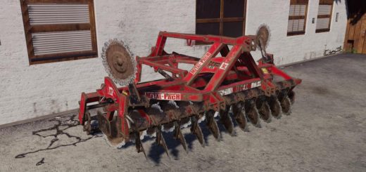 Мод культиватор Metalfach U741/1 v1.0.0.1 Farming Simulator 19