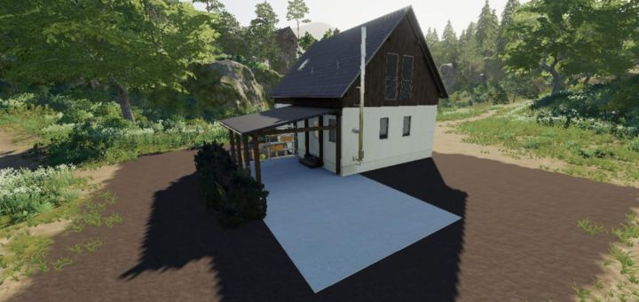 Мод дом Small Farmhouse v1.0.0.3 Farming Simulator 2019