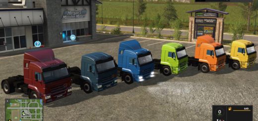 Мод грузовик КАМАЗ-5460 GEARBOX V3.0 Фермер Симулятор 17