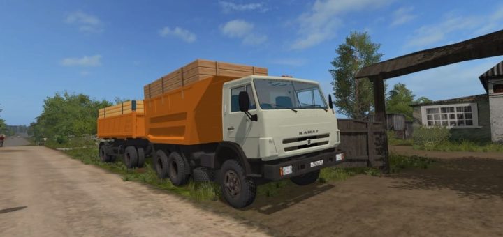 Мод ПАК КАМАЗ-55111 V07.06.19 Farming Simulator 17