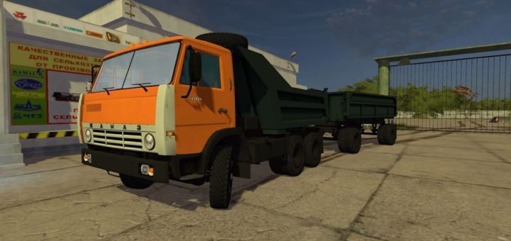 Мод грузовик КАМАЗ-55111 V1.4 Farming Simulator 2017
