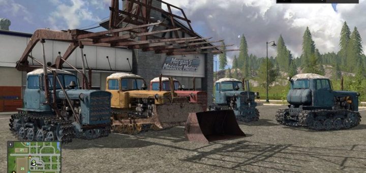 Мод ДТ-75 КАЗАХСТАН И ОТВАЛ V16.11.18 FS17