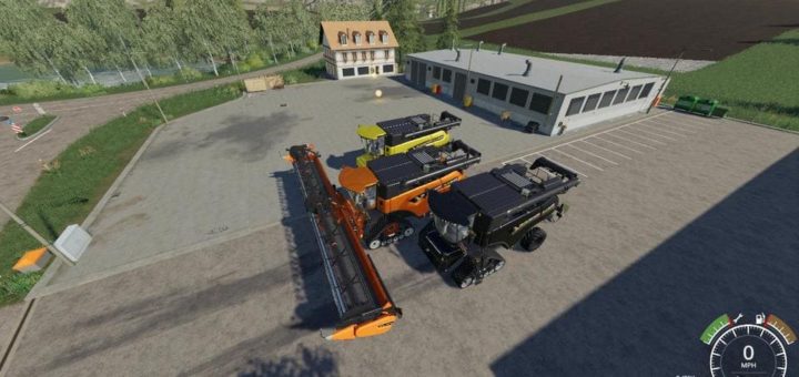 Moд ПАК Eagle355th Newholland Chaff Pack v1.0 Farming Simulator 19