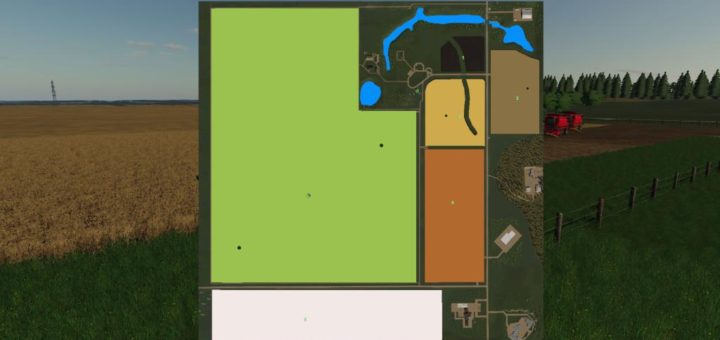 Мод карта Dahl Ranch v1.0.0.0 Farming Simulator 19