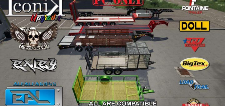 Мод ПАК Iconik EAL Haulers v1.0 Farming Simulator 2019