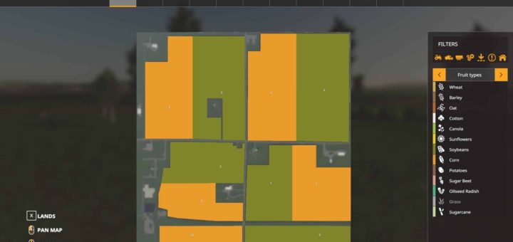 Мод карта Minnesota Map v1.1 Farming Simulator 19