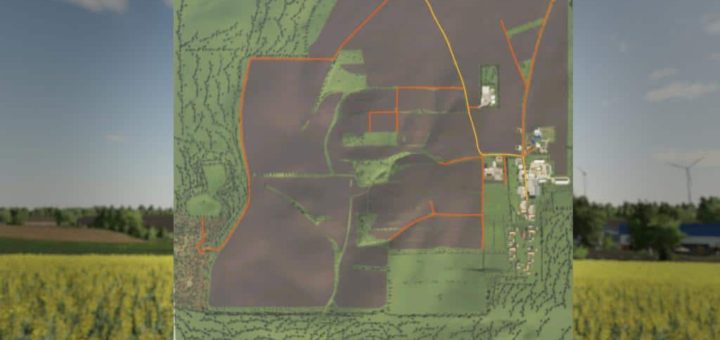 Мод карта Osina v1.0.0.0 Farming Simulator 2019