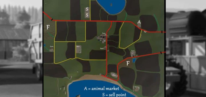 Мод карта PeterVill Farm v1.0.0.0 Farming Simulator 19